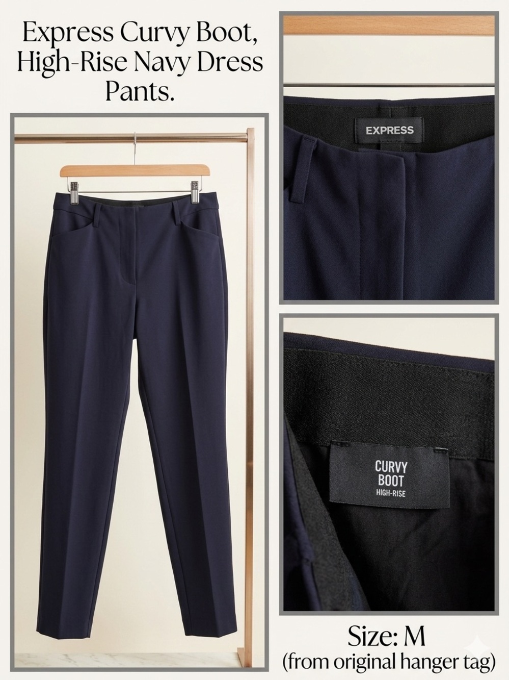 Express navy dress pants
